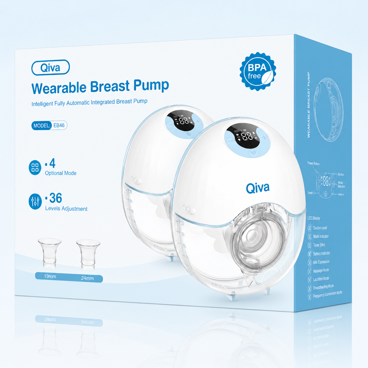 MomEase™ FlowNest Wearable Breast Pump