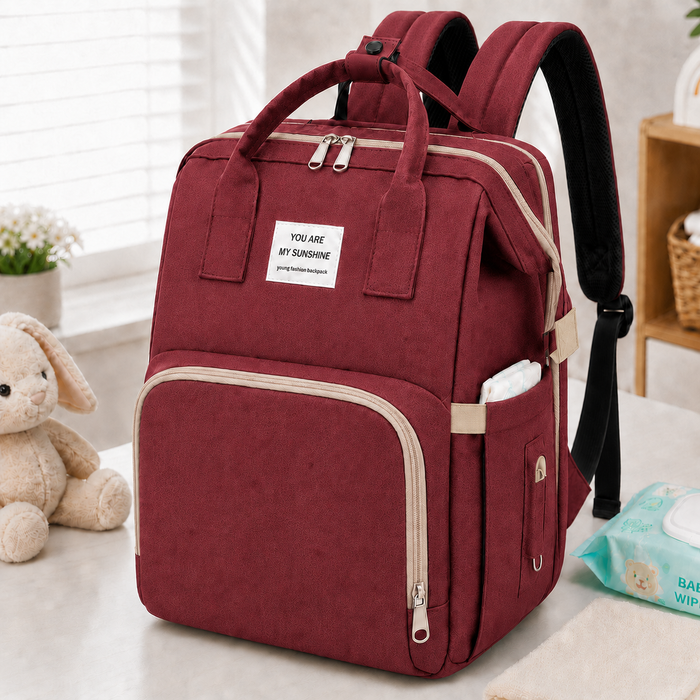 MomEase™ TravelCrib Diaper Backpack
