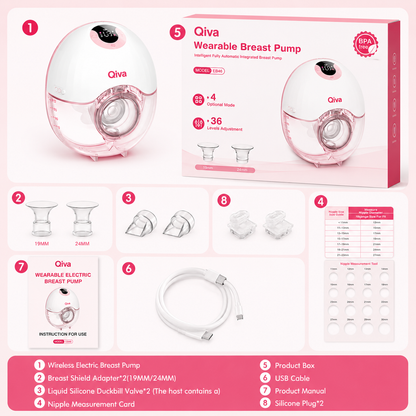MomEase™ FlowNest Wearable Breast Pump